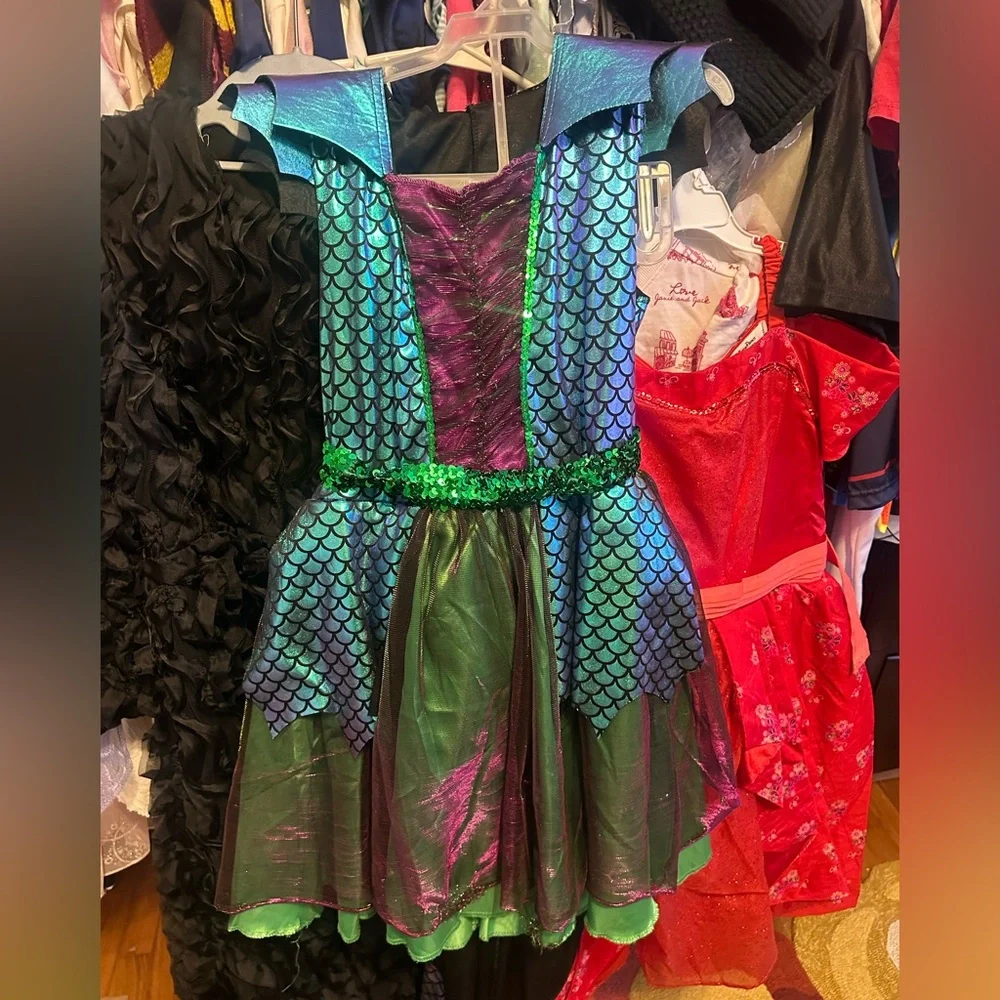 Dragon 🐉 Costume with Green and Purple Scales